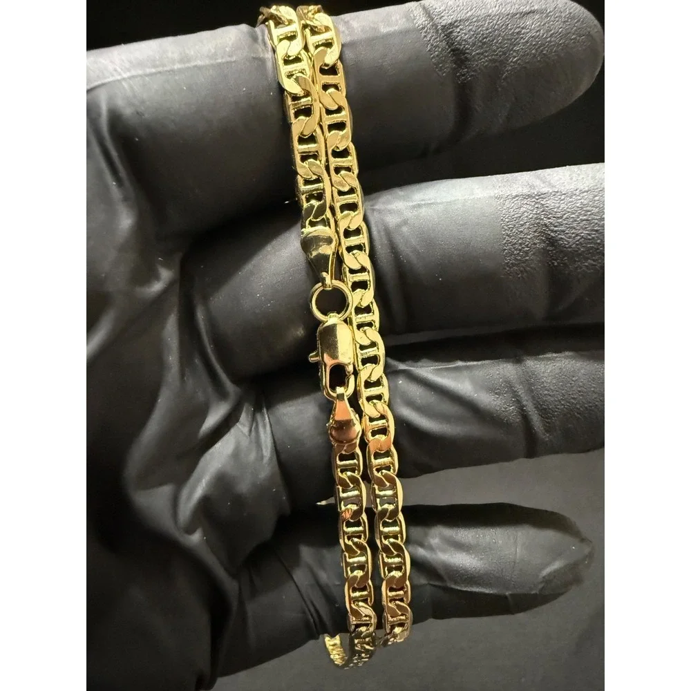 mariner gold layered 24 inch 5 mm lobster clasp